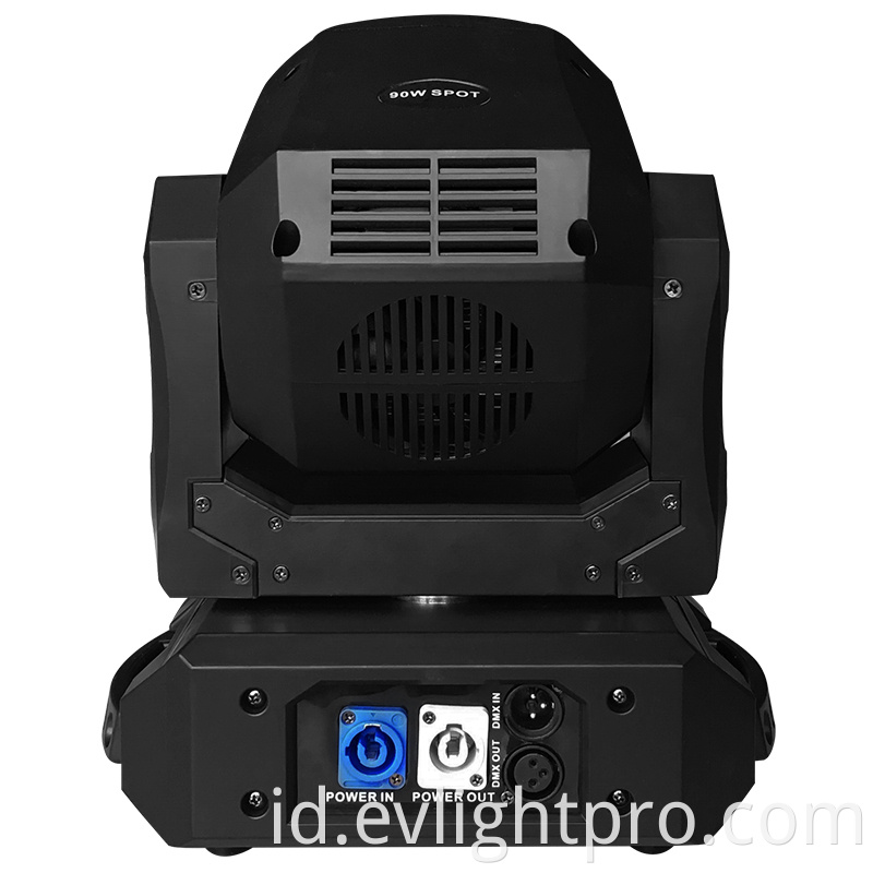 Cina Pabrik Pencahayaan DMX Control 90W Spot Bergerak LED Gobo Light